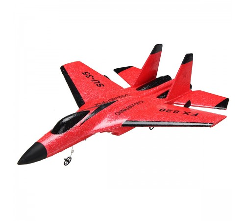 Радиоуправляемый самолет SU-35 для начинающих 2.4G - FX820-RED Радиоуправляемый самолет SU-35 для начинающих 2.4G - FX820-RED