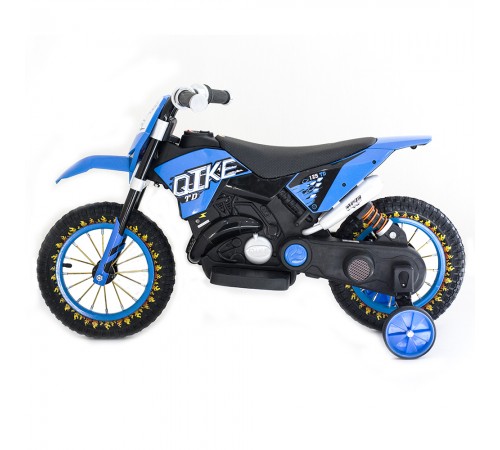Детский кроссовый электромотоцикл Qike TD Blue 6V - QK-3058-BLUE Детский кроссовый электромотоцикл Qike TD Blue 6V - QK-3058-BLUE