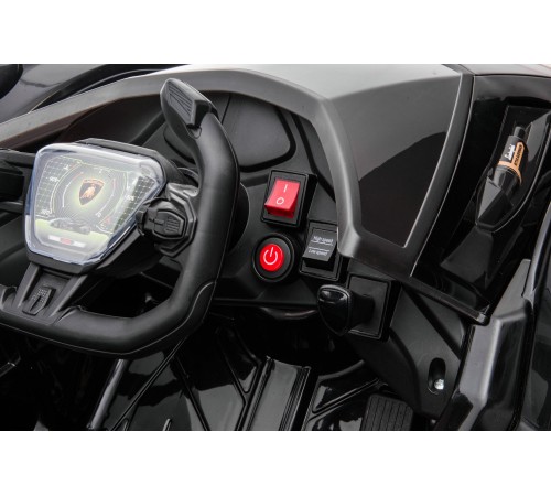Детский электромобиль Lamborghini V12 Vision Gran Turismo 4WD 12V - HL528-LUX-BLACK