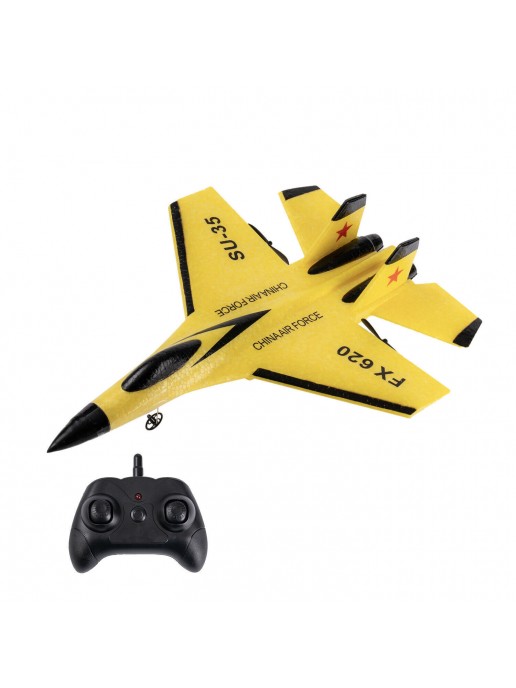Радиоуправляемый самолет Fei Xiong SU-35 2.4G - FX620-YELLOW