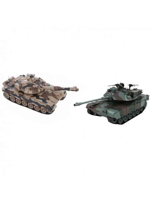 Радиоуправляемый танковый бой (советский T90  + Abrams США) 2.4GHz - 99830
