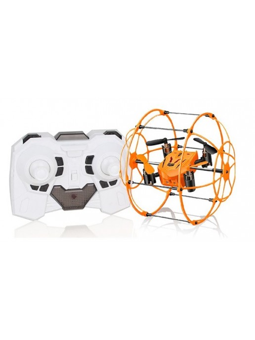 Радиоуправляемый квадрокоптер с защитной сеткой Orange SkyWalker - HM1336