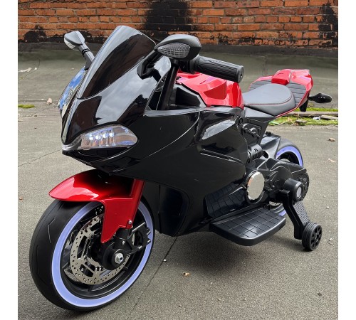 Детский электромотоцикл Ducati Red Black (12V, EVA, ручка газа) - FT-1628-SP-RED-BLACK Детский электромотоцикл Ducati Red Black (12V, EVA, ручка газа) - FT-1628-SP-RED-BLACK