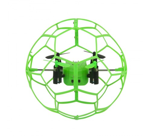 Радиоуправляемый квадрокоптер Helimax Green SkyWalker в сетке - HM1340-GREEN Радиоуправляемый квадрокоптер Helimax Green SkyWalker в сетке - HM1340-GREEN