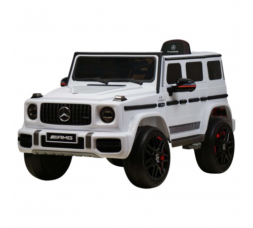 Электромобиль Mercedes-Benz G63 AMG 12V с высокой дверью - BBH-0002H-WHITE Электромобиль Mercedes-Benz G63 AMG 12V с высокой дверью - BBH-0002H-WHITE