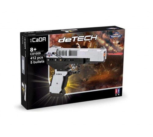 Конструктор CADA deTech пистолет MK 23, 397 деталей - C81009W Конструктор CADA deTech пистолет MK 23, 397 деталей - C81009W