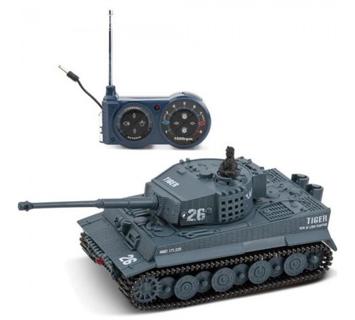 Радиоуправляемый танк Great Wall Tiger (серый, 49MHz, 1:72) - 2117-4 Радиоуправляемый танк Great Wall Tiger (серый, 49MHz, 1:72) - 2117-4