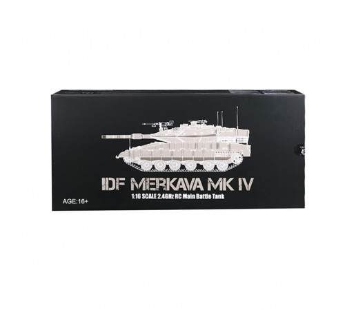 Радиоуправляемый танк Heng Long Merkava MK4 S version V7.0 масштаб 1:16 2.4G - 3958-1Upg V7.0