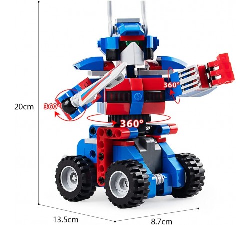 Конструктор CaDA Робот трасформер OPTIMUS, 251 деталь - C52019W Конструктор CaDA Робот трасформер OPTIMUS, 251 деталь - C52019W