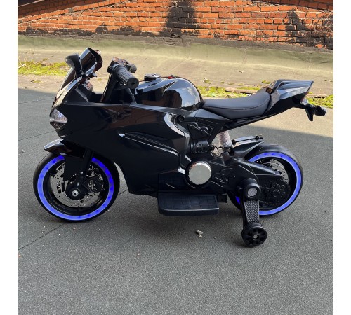 Детский электромотоцикл Ducati Black (12V, EVA, ручка газа) - FT-1628-SP-BLACK Детский электромотоцикл Ducati Black (12V, EVA, ручка газа) - FT-1628-SP-BLACK
