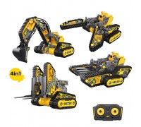 Конструктор 4 в 1 HB TOYS Строительная техника, 176 элементов - HB-SG01