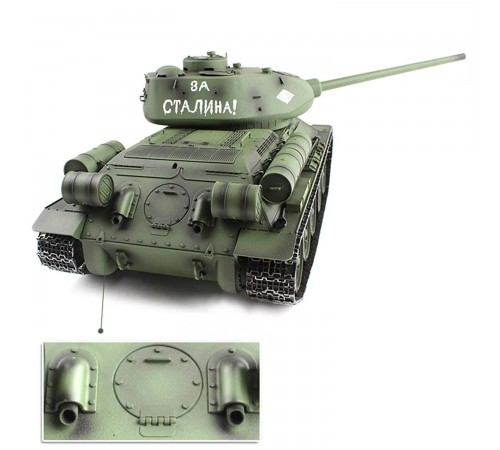 Радиоуправляемый танк Heng Long T-34 S version V7.0 масштаб 1:16 2.4G - 3909-1-Upg-V7