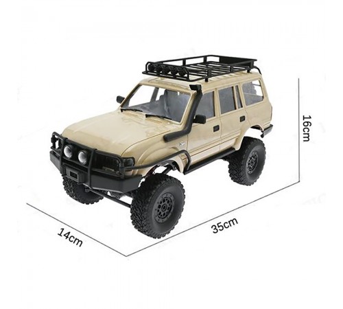 Радиоуправляемый краулер WPL C54-1 Land Cruiser LC80 желтый 1:16 - WPLC54-1-YELLOW Радиоуправляемый краулер WPL C54-1 Land Cruiser LC80 желтый 1:16 - WPLC54-1-YELLOW