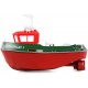 Радиоуправляемый буксир Tugboat зеленый 2.4G 1:72 - HL-3800-G