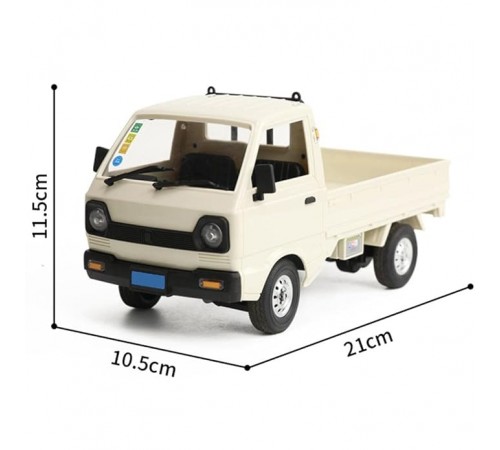 Радиоуправляемый японский белый грузовичок WPL Suzuki Carry ST90 1:16 - WPLD-12MINI Радиоуправляемый японский белый грузовичок WPL Suzuki Carry ST90 1:16 - WPLD-12MINI