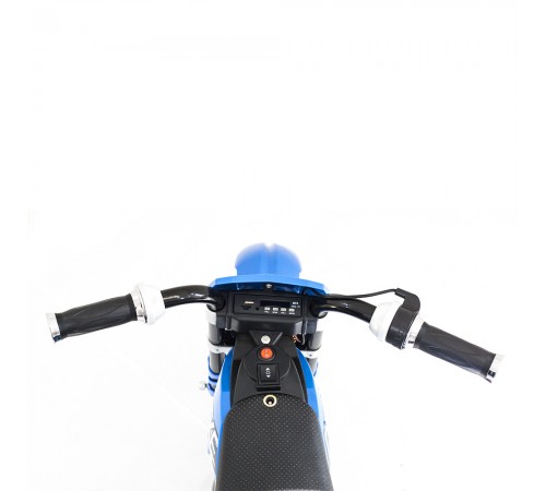 Детский кроссовый электромотоцикл Qike TD Blue 6V - QK-3058-BLUE Детский кроссовый электромотоцикл Qike TD Blue 6V - QK-3058-BLUE