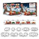 Железная дорога Fenfa Deluxe Train Новогодний экспресс (звук, свет, длина пути 9,3 м) - 1603B