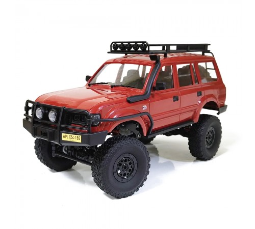 Радиоуправляемый краулер WPL C54-1 Land Cruiser LC80 красный 1:16 - WPLC54-1-RED