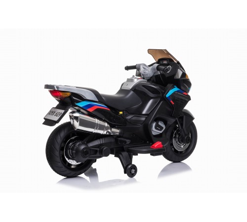 Детский электромотоцикл XMX (черный, EVA, с ручкой газа, 12V) - XMX609-BLACK Детский электромотоцикл XMX (черный, EVA, с ручкой газа, 12V) - XMX609-BLACK