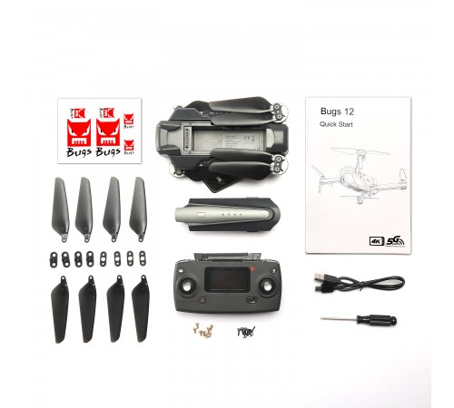 Квадрокоптер MJX B12 EIS 4K 5G WIFI RTF с сумкой - B12EIS-BAG Квадрокоптер MJX B12 EIS 4K 5G WIFI RTF с сумкой - B12EIS-BAG