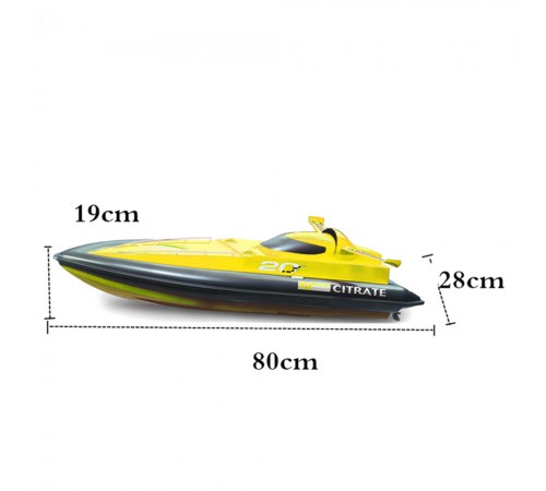 Радиоуправляемый катер Create Toys Yellow Fierce (80 см, 15 км/ч) - CT-3332K-YELLOW Радиоуправляемый катер Create Toys Yellow Fierce (80 см, 15 км/ч) - CT-3332K-YELLOW