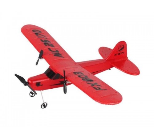 Радиоуправляемый самолет Piper Cub J3 для начинающих 2.4G - FX803-RED Радиоуправляемый самолет Piper Cub J3 для начинающих 2.4G - FX803-RED