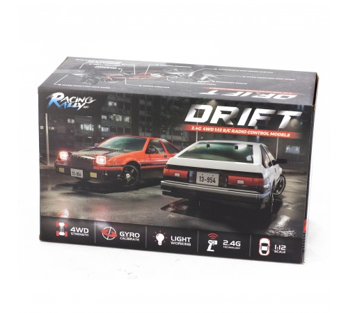 Радиоуправляемая машина для дрифта Toyota AE86 (35 см, 30 км/ч, акб, 1:12) - HB-R1201 Радиоуправляемая машина для дрифта Toyota AE86 (35 см, 30 км/ч, акб, 1:12) - HB-R1201