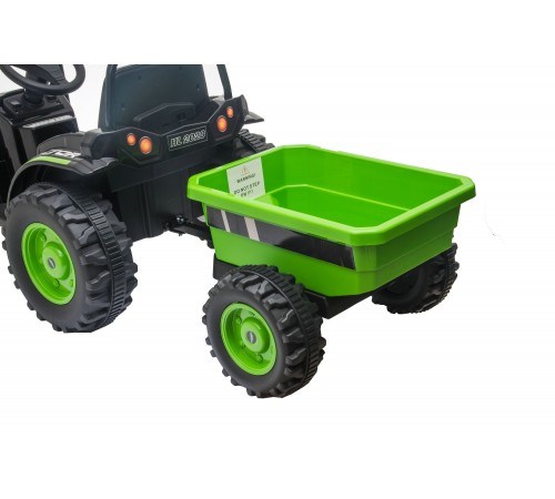 Детский электромобиль трактор с ковшом и прицепом (зеленый, 2WD, EVA) - HL389-LUX-GREEN-TRAILER Детский электромобиль трактор с ковшом и прицепом (зеленый, 2WD, EVA) - HL389-LUX-GREEN-TRAILER