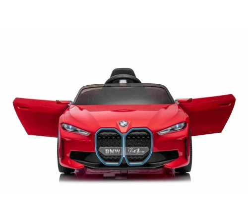Детский электромобиль BMW I4 (полный привод, 12V) - JE1009-RED Детский электромобиль BMW I4 (полный привод, 12V) - JE1009-RED