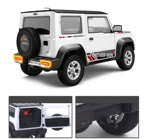 Радиоуправляемый внедрожник Suzuki Jimny PRO с прицепом (свет, выхлоп, Li-Po 5C) - HG4-53PRO-54-W Радиоуправляемый внедрожник Suzuki Jimny PRO с прицепом (свет, выхлоп, Li-Po 5C) - HG4-53PRO-54-W
