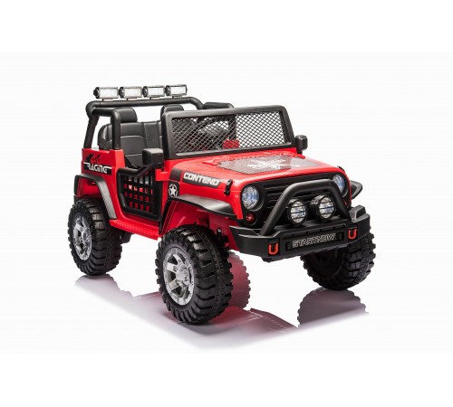 Детский электромобиль джип XMX с полным приводом (красный, EVA, 12V) - XMX618-4WD-RED Детский электромобиль джип XMX с полным приводом (красный, EVA, 12V) - XMX618-4WD-RED