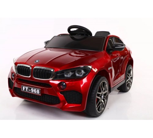 Электромобиль BMW X6M 12V (полный привод, EVA) - FT-968-RED-PAINT