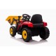 Детский электромобиль XMX трактор с ковшом (красный, EVA, пульт, 12V) - XMX611U-RED