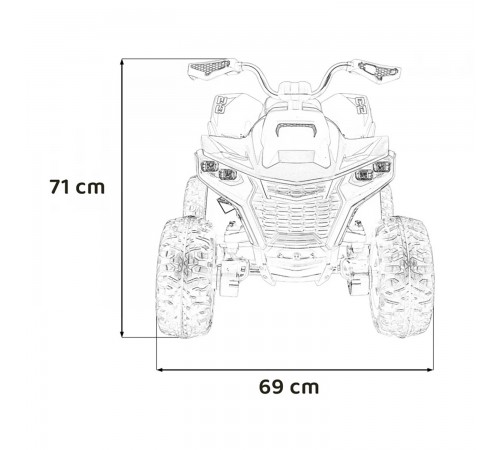 Детский электромобиль квадроцикл Outlander (черный, 24V, 4WD, пульт, EVA) - XMX652-24V-4WD-BLACK Детский электромобиль квадроцикл Outlander (черный, 24V, 4WD, пульт, EVA) - XMX652-24V-4WD-BLACK
