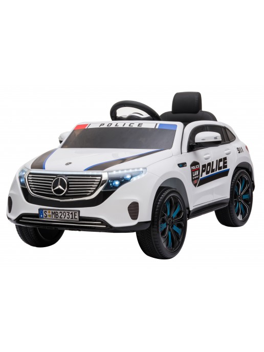Детский электромобиль Mercedes Benz Police EQC 400 4MATIC - HL378-WHITE