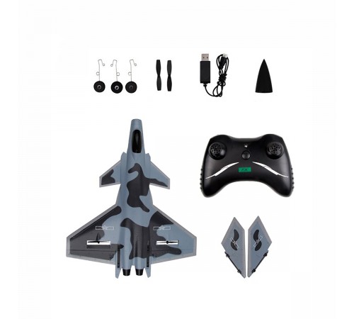 Радиоуправляемый самолет Fei Xiong J-20 RTF 2.4G - FX830-GREY Радиоуправляемый самолет Fei Xiong J-20 RTF 2.4G - FX830-GREY