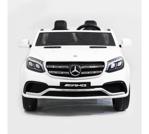 Детский электромобиль Mercedes Benz GLS63 LUXURY 4WD 12V MP4 - White - HL228-LUX-MP4