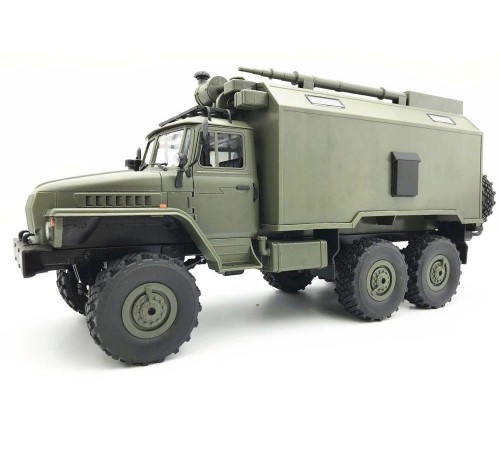 Радиоуправляемый внедорожник WPL Советский военный грузовик Урал 4WD 1:16 2.4G - WPLB-36 Радиоуправляемый внедорожник WPL Советский военный грузовик Урал 4WD 1:16 2.4G - WPLB-36