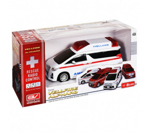 Радиоуправляемая машина Toyota Alphard Скорая помощь (с мигалками) 1:24 - MX25003