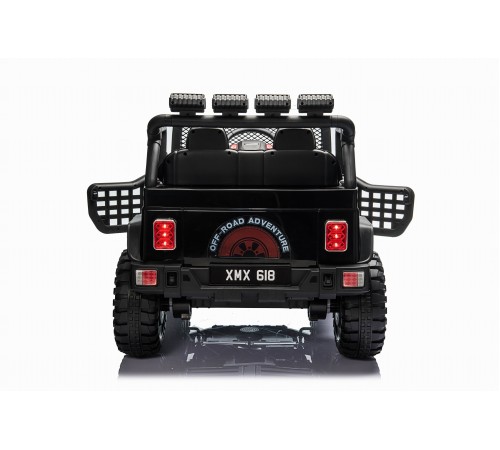 Детский электромобиль джип XMX с полным приводом (черный, EVA, 12V) - XMX618-4WD-BLACK