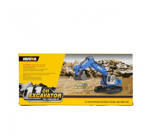 Радиоуправляемый экскаватор HUI NA TOYS масштаб 1:18 2.4G - HN1558-BLUE Радиоуправляемый экскаватор HUI NA TOYS масштаб 1:18 2.4G - HN1558-BLUE