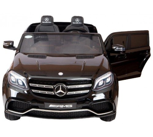 Детский электромобиль Mercedes Benz GLS63 LUXURY 4WD 12V MP4 - Black - HL228-LUX-MP4