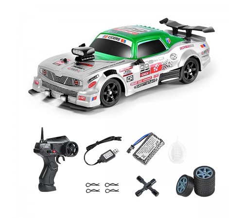 Радиоуправляемая машина для дрифта HB Ford Mustang (4WD, свет, пар, акб, 1:16) - SC16A08-1 Радиоуправляемая машина для дрифта HB Ford Mustang (4WD, свет, пар, акб, 1:16) - SC16A08-1