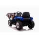 Детский электромобиль XMX трактор с ковшом (синий, EVA, пульт, 12V) - XMX611U-BLUE