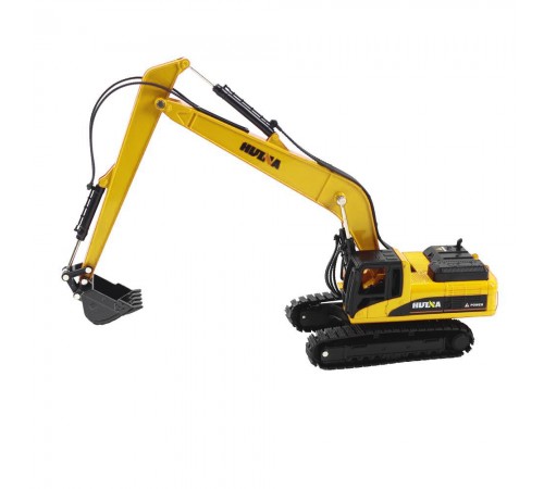 Металлический гусеничный экскаватор HuiNa Toys 1:50 - HN1722-YELLOW Металлический гусеничный экскаватор HuiNa Toys 1:50 - HN1722-YELLOW