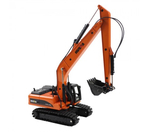Металлический гусеничный экскаватор HuiNa Toys 1:50 - HN1722-ORANGE Металлический гусеничный экскаватор HuiNa Toys 1:50 - HN1722-ORANGE