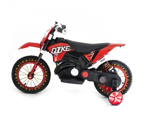 Детский кроссовый электромотоцикл Qike TD Red 6V - QK-3058-RED Детский кроссовый электромотоцикл Qike TD Red 6V - QK-3058-RED