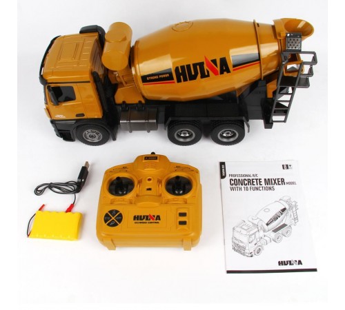 Радиоуправляемая бетономешалка HUI NA TOYS масштаб 1:14 2.4G - HN1574 Радиоуправляемая бетономешалка HUI NA TOYS масштаб 1:14 2.4G - HN1574