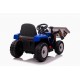 Детский электромобиль XMX трактор с ковшом (синий, EVA, пульт, 12V) - XMX611U-BLUE