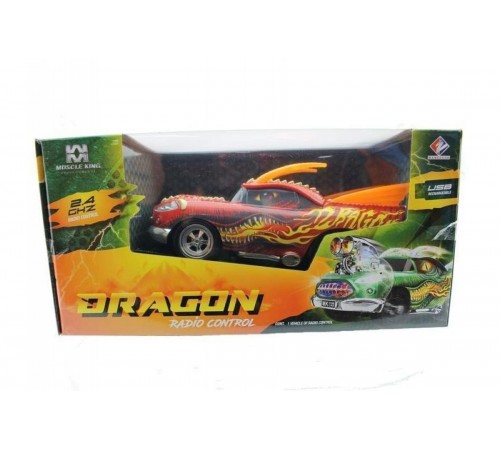Радиоуправляемая машина Дракон из серии Muscle Car (свет, звук, 1:16) - MK8028B-RED